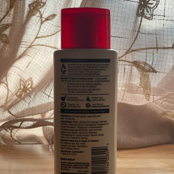 3 Eucerin original healing lotion 5oz - Picture 2 of 3